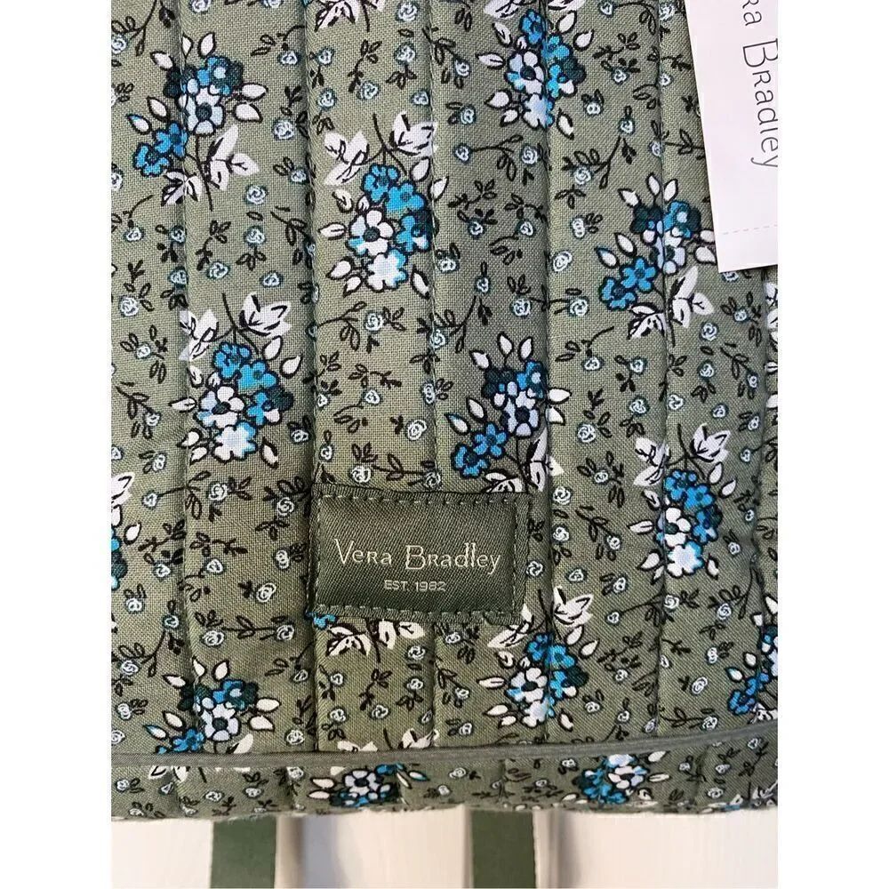 VERA BRADLEY All-Day Simple Backpack - Freja’s Flowers Bay Leaf Green - Picture 3 of 8